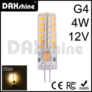 Daxshine 48LED Bulb G4-4W DC12V Warm White 2800-3200K         